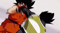 Goku Vs Vegeta Fast Fight GIF