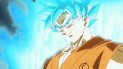 Goku With Blue Hair
