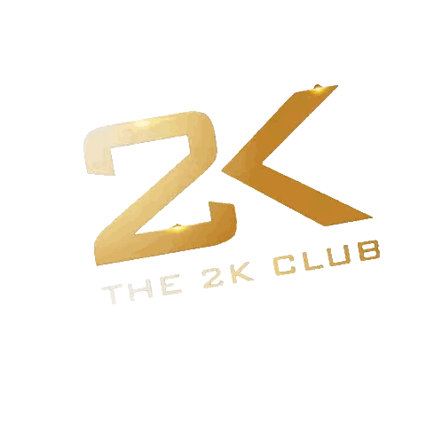 Gold 2K Club Logo Sticker