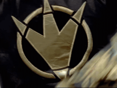 Gold And Black Emblem Close Up GIF