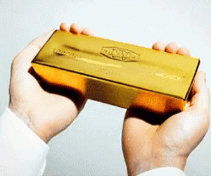 Gold As A Present GIF