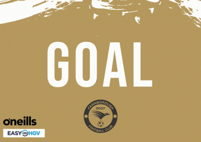Gold Background With Goal In White GIF