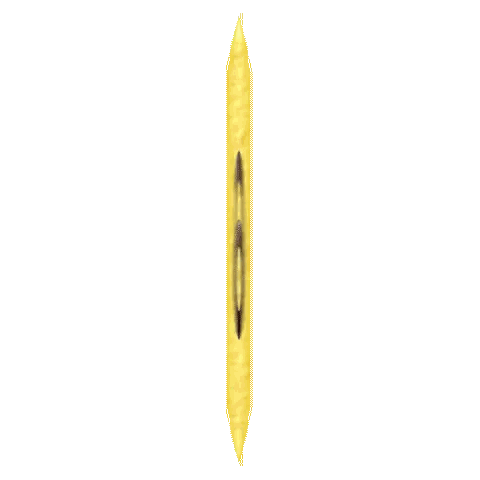 Gold Background With Number 6 Sticker