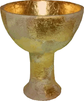 Gold Bowl With Foil Sticker