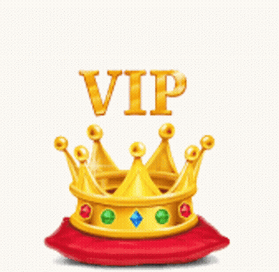 Gold Crown With VIP GIF