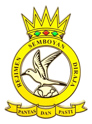 Gold Emblem With Bird And Pantas Dan Pasti Sticker