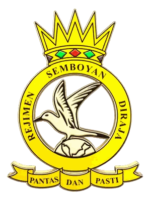 Gold Emblem With Bird And Semboyan Sticker