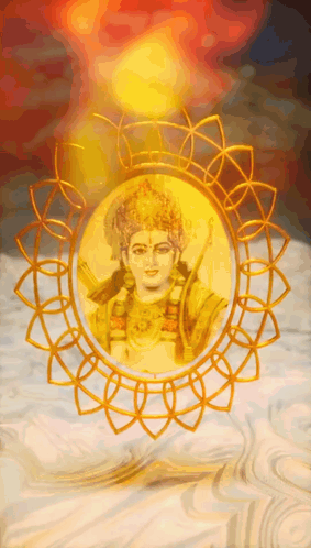 Gold Frame With Man Picture