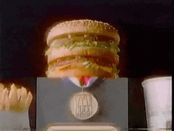 Gold Medal Big Mac GIF