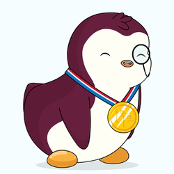 Gold Medal Detective Penguin GIF