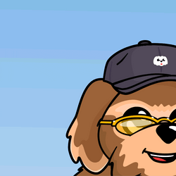 Gold Medal Fluffy Dog GIF