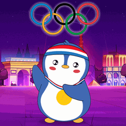 Gold Medal Neon Highlights GIF