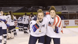 Gold Medal Women Ice Hockey GIF