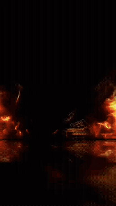 Gold Number 13 On Black Background GIF
