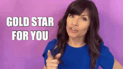 Gold Star For Your Happy Workplace GIF