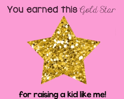 Gold Star Thank You Mom GIF