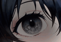 Golden Anime Eyes GIF