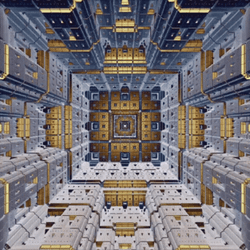 Golden Box Fractal GIF