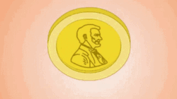Golden Coin Flip Heads Or Tails GIF