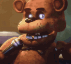 Golden Freddy Eye Flashes GIF