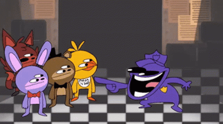 Golden Freddy Visitors GIF