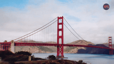 Golden Gate Bridge With NPS GIF