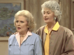 Golden Girls Angry Faces GIF