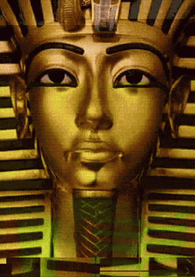 Golden Man Statue GIF