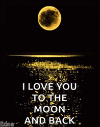 Golden Moon I Love You