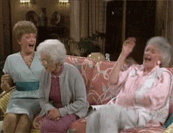 Golden Old Girls Giddy GIF