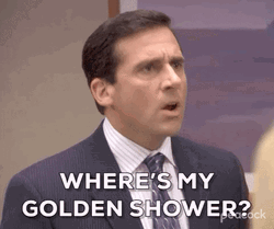 Golden Shower Michael Scott The Office GIF