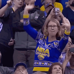 Golden State Warriors Fans Dance GIF