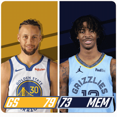 Golden State Warriors Player And Grizzlies Player GIF