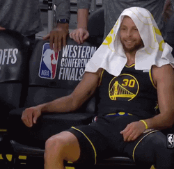 Golden State Warriors Stephen Curry Resting GIF