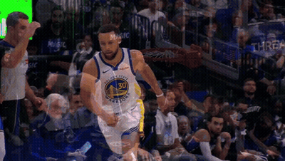 Golden State Warriors Stephen Curry Running GIF