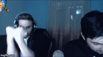 Golden Statue Of A Man GIF
