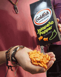 Goldfish Crackers Black Box GIF