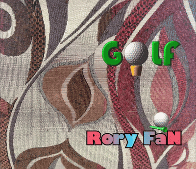 Golf Ball On Tee Rory Fan GIF