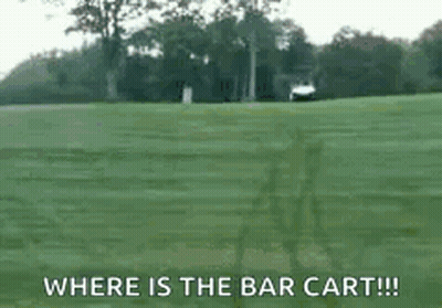 Golf Cart Driving Where Is The Bar Cart GIF