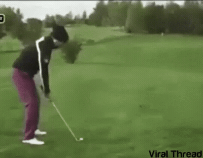 Golf Cart Person Jumping Out Viral Thread GIF