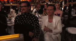 Golf Clap Pedro Pascal Awards Night GIF