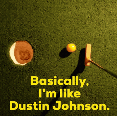 Golf Course Dustin Johnson GIF