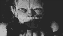 Gollum Black And White GIF