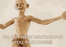 Gollum Jumping For Joy GIF