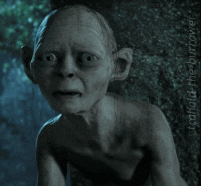 Gollum Saying We Don't Need You GIF