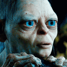 Gollum Thinking And Wondering GIF