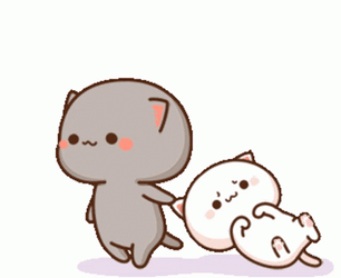 Goma Pulling And Dragging Peach GIF