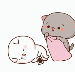 Goma Taking Care Of Peach GIF