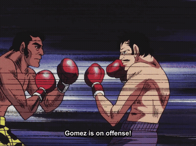 Gomez Boxing Match With Two Men GIF