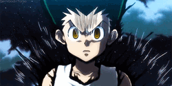 Gon Freecss Emitting Powerful Aura GIF